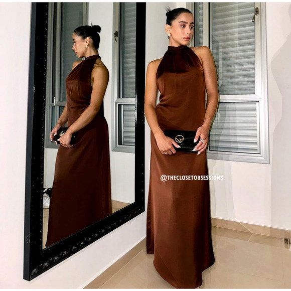 ZARA BLOGGER FAVE!!! Flowy Long Dress NWT LAST ONE!!! - Picture 12 of 16